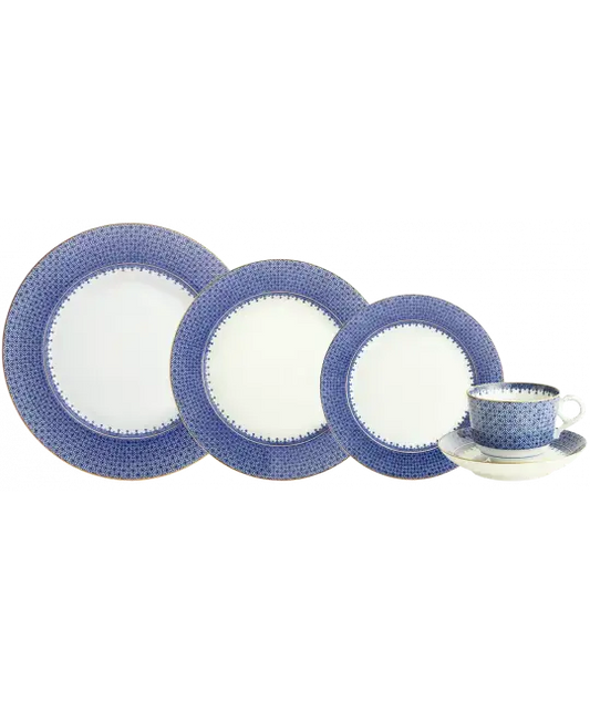 Mottahedeh Blue Lace Place Setting | 5pc