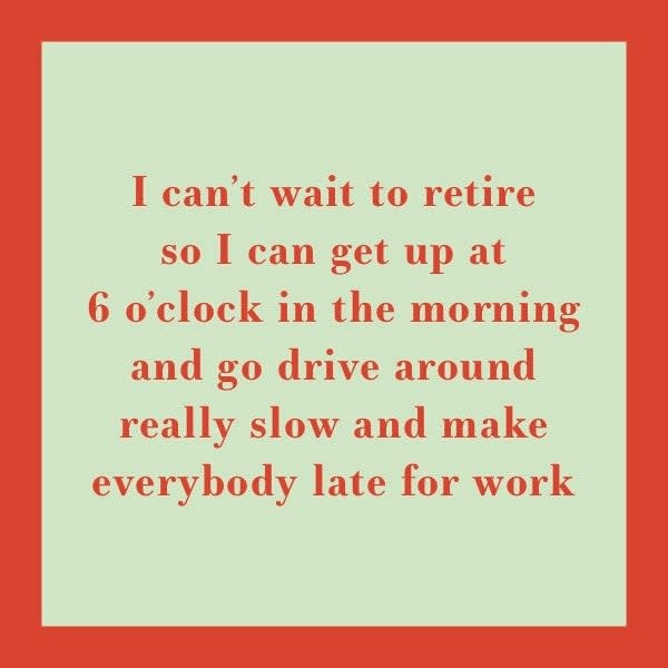 Grow Old Coaster |