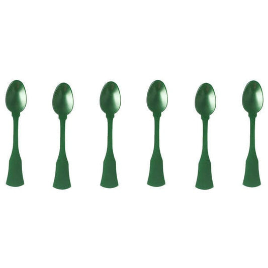 Sabre Paris Honorine Acrylic Demi-tasse Spoon | 4in Garden Green
