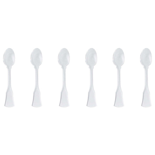 Sabre Paris Honorine Acrylic Demi-tasse Spoon | 4in White
