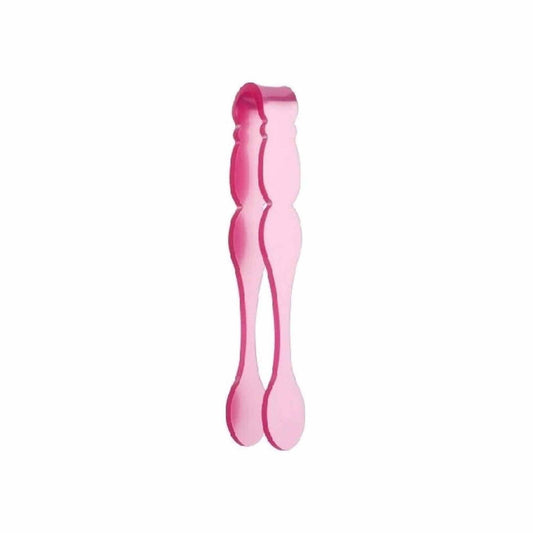 Sabre Paris Honorine Acrylic Tongs | 4.75in Pink