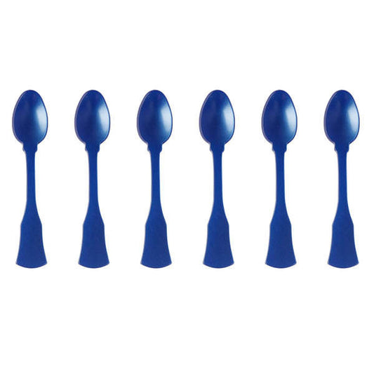 Sabre Paris Honorine Acrylic Demi-tasse Spoon | 4in Lapis Blue