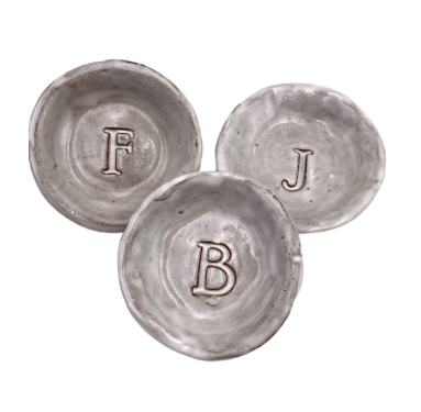 Handmade Pottery Mini Ring Dish 2x2-G