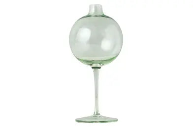 Sage Wine Glass Vase | 8.75in