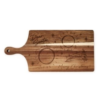 Santa Snacks Charcuterie Board