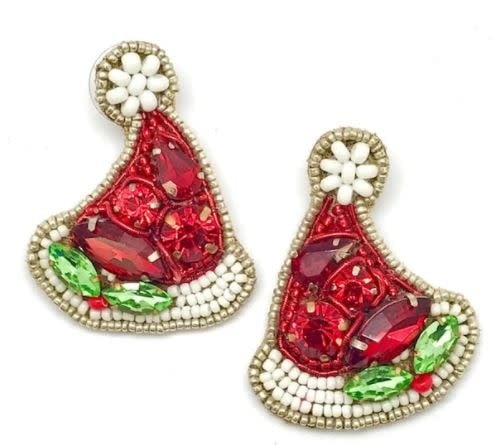 Santa Hat Earrings
