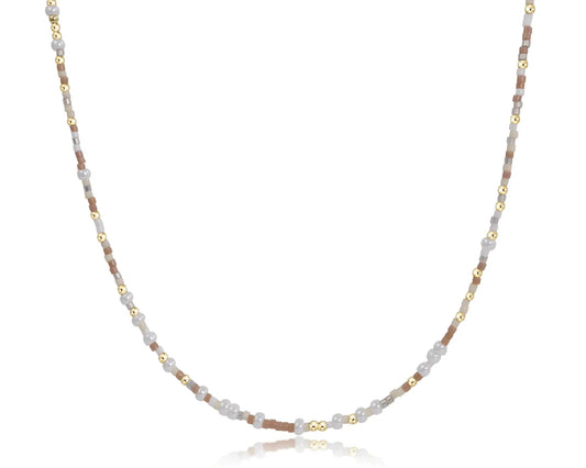 eNewton Choker Hope Unwritten Necklace |  15in Say It Ain't Snow