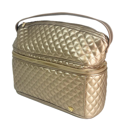 Stylist Travel Bag | Gold Quilted