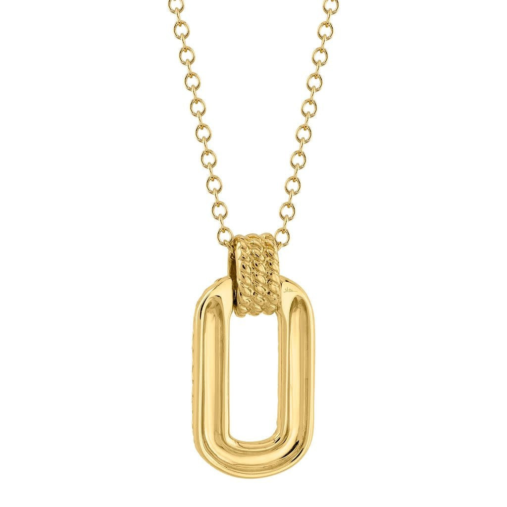 Diamond Open Halo Necklace