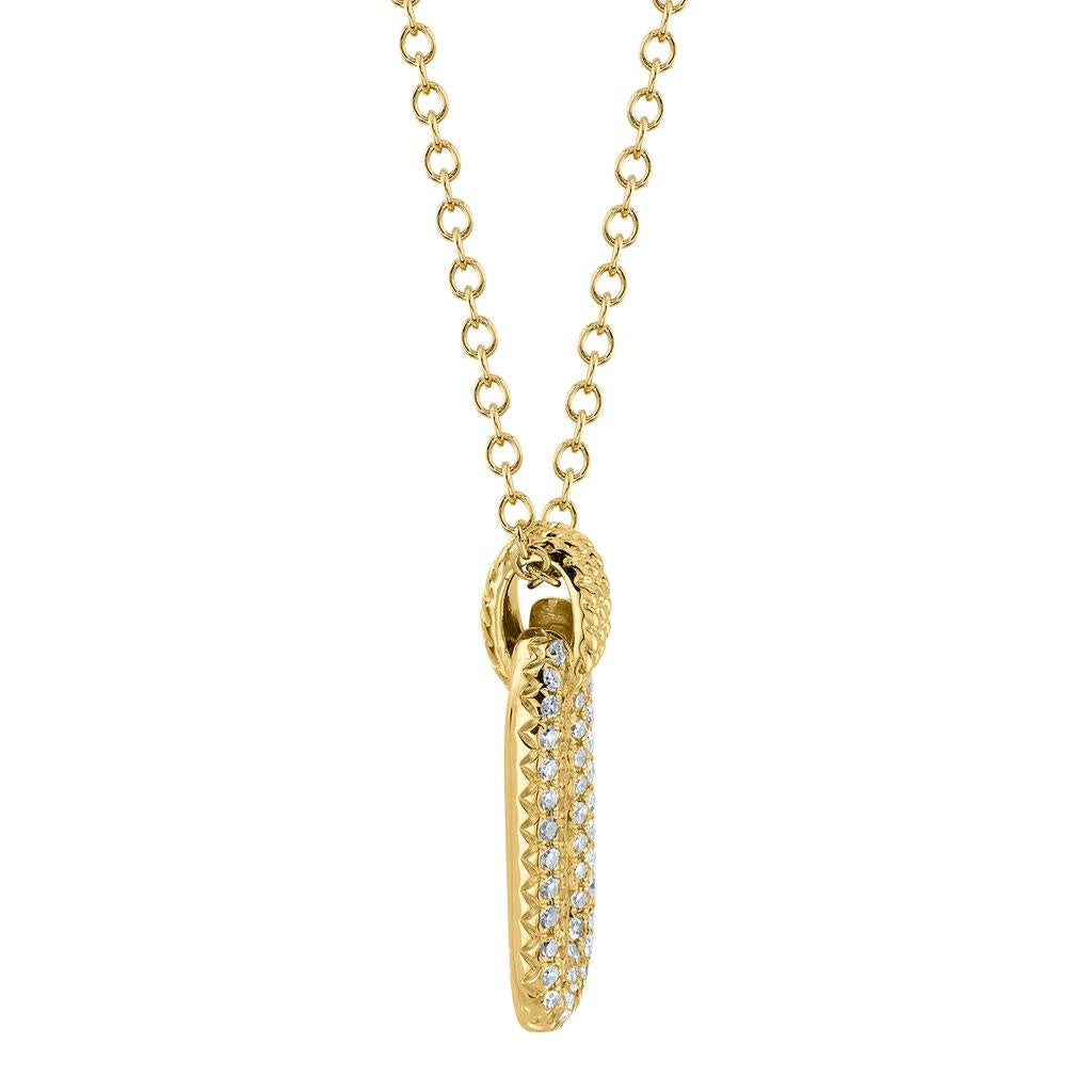 Diamond Open Halo Necklace