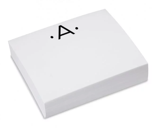 Luxe Notepad Gold Initial