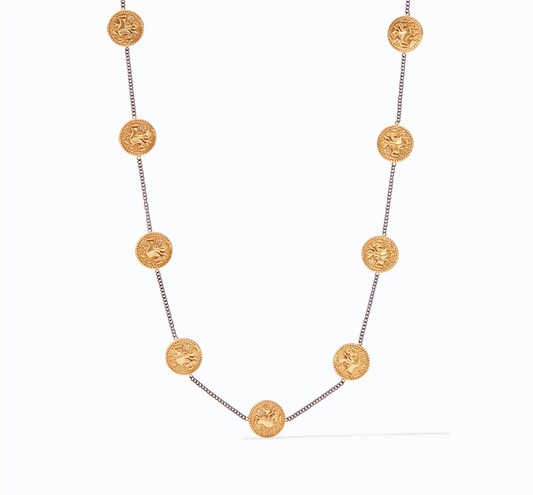 Coin Demi Station Necklace