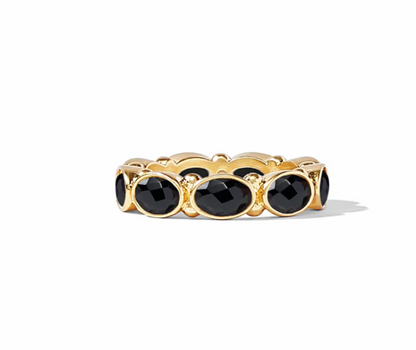 Mykonos Ring | Obsidian Black Size 8