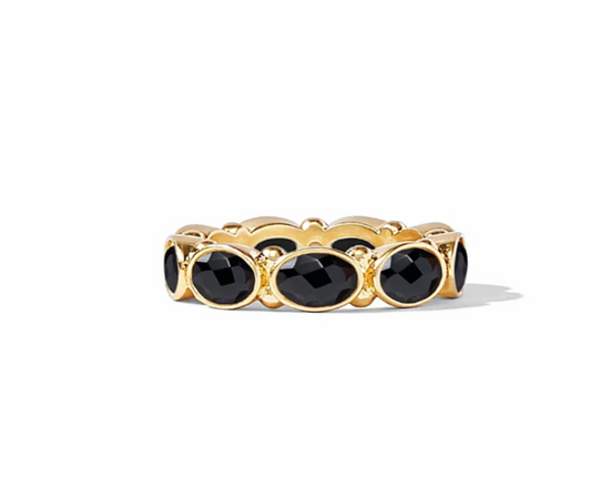 Mykonos Ring | Obsidian Black Size 8