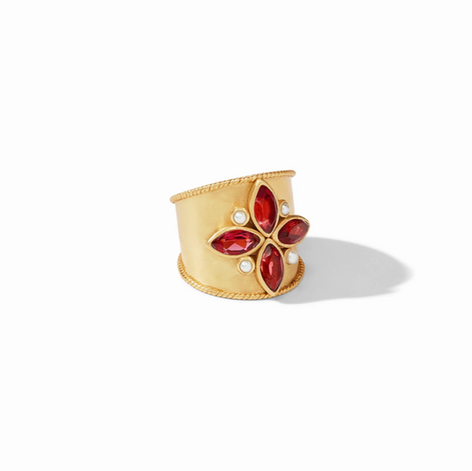 Monaco Statement Ring | Ruby Red Size 7