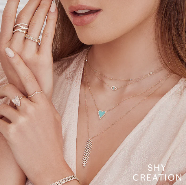 Diamond & Turquoise 14K YG Eye Bracelet