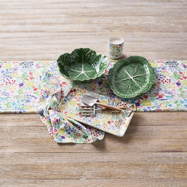 Bordallo Pinheiro Cabbage Oval Serving Platter | 15in Green
