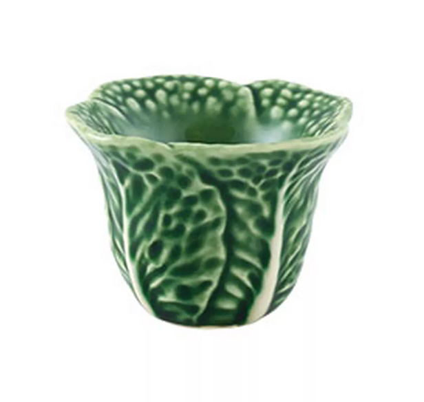 Bordallo Pinheiro Cabbage Egg Cup | Green