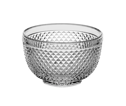 Vista Alegre Bicos Bowl | Clear 4.5in