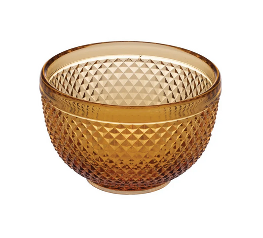 Vista Alegre Bicos Bowl | Amber 4.5in