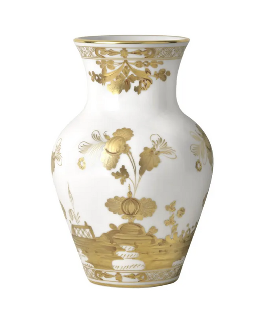 Ginori 1735 Oriente Italiano Ming Vase | Aurum 9in
