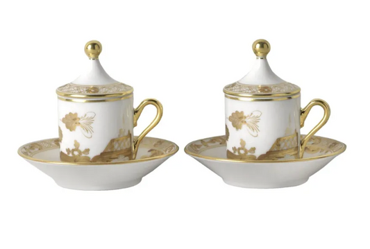 Ginori 1735 Oriente Italiano Espresso Set | Aurum