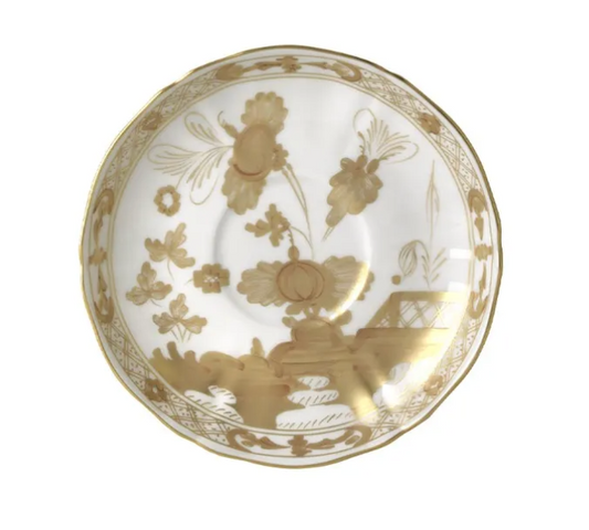 Ginori 1735 Oriente Italiano Tea Saucer | Aurum 6in