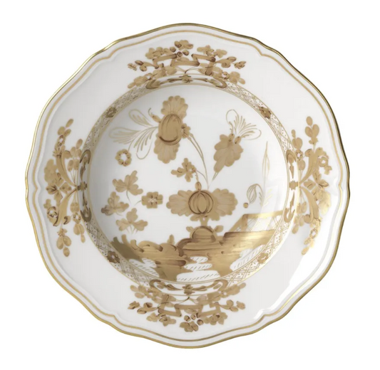 Ginori 1735 Oriente Italiano Soup Plate |Aurum 9.5in