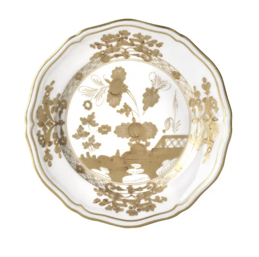 Ginori 1735 Oriente Italiano Bread Plate | Aurum 6.75in