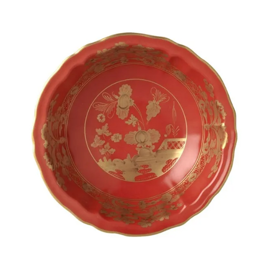 Ginori 1735 Oriente Italiano Fruit Saucer | Rubrum 5.75in