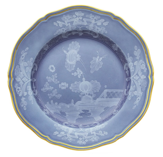 Ginori 1735 Oriente Italiano Charger Plate | Pervinca Blue 12.25