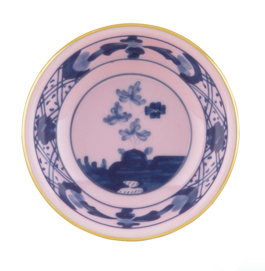 Ginori 1735 Oriente Italiano Azalea Soy Sauce Dish | 0.75in