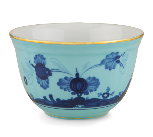 Ginori 1735 Oriente Italiano Rice Bowl | Iris Blue 4in