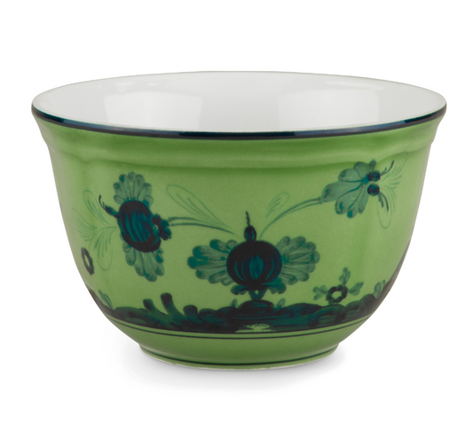 Ginori 1735 Oriente Italiano Rice Bowl | Malachite Green 4in