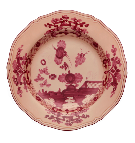 Ginori 1735 Oriente Italiano Charger Plate | Vermiglio Pink 12.25in