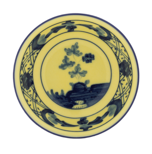 Ginori 1735 Oriente Italiano Soy Sauce Dish | Citrino Yellow