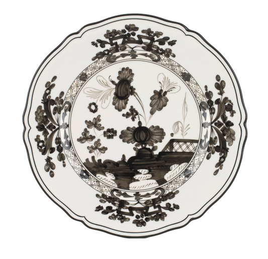 Ginori 1735 Oriente Italiano Charger Plate | Albus Black + White 12.25in