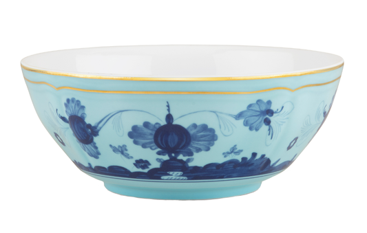 Ginori 1735 Oriente Italiano Bowl | Iris Blue 6.75in