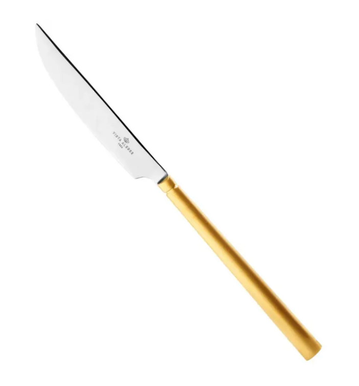 Vista Alegre Domo Table Knife | Matt Gold