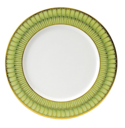 Deshoulieres Arcades Green Dinner Plate | 10.5in