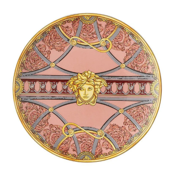 Versace Scala Palazzo Rosa Bread + Butter Plate | 6. 2/3in