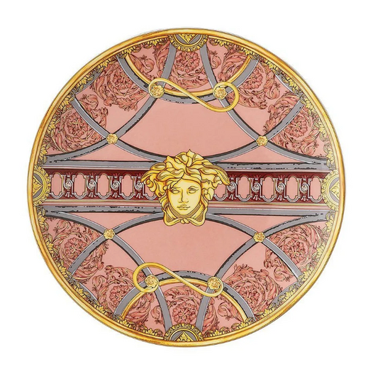 Versace Scala Palazzo Rosa Bread + Butter Plate | 6. 2/3in