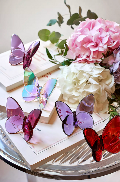 Baccarat Butterfly Red