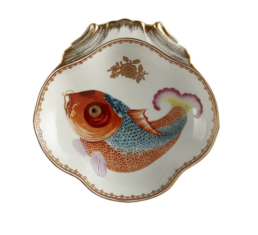 Mottahedeh Dallas Museum Carp Shell Dish | 8in