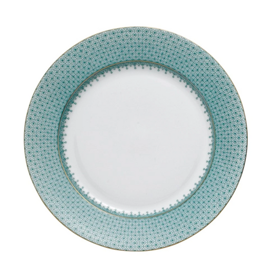 Mottahedeh Green Lace Bread + Butter Plate | 7in
