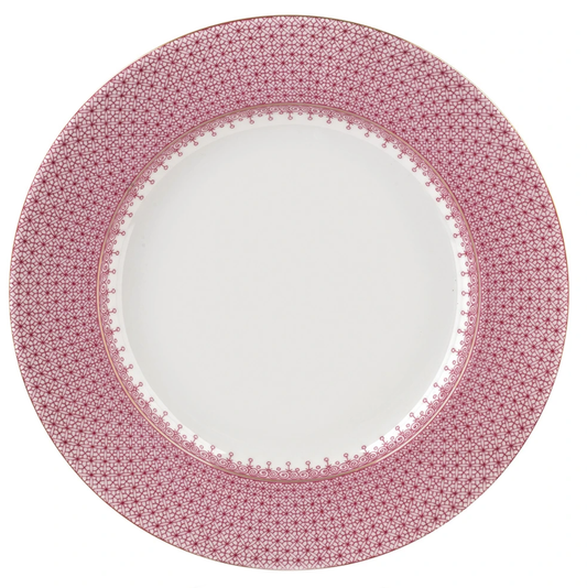 Mottahedeh Pink Lace Dinner Plate | 10in