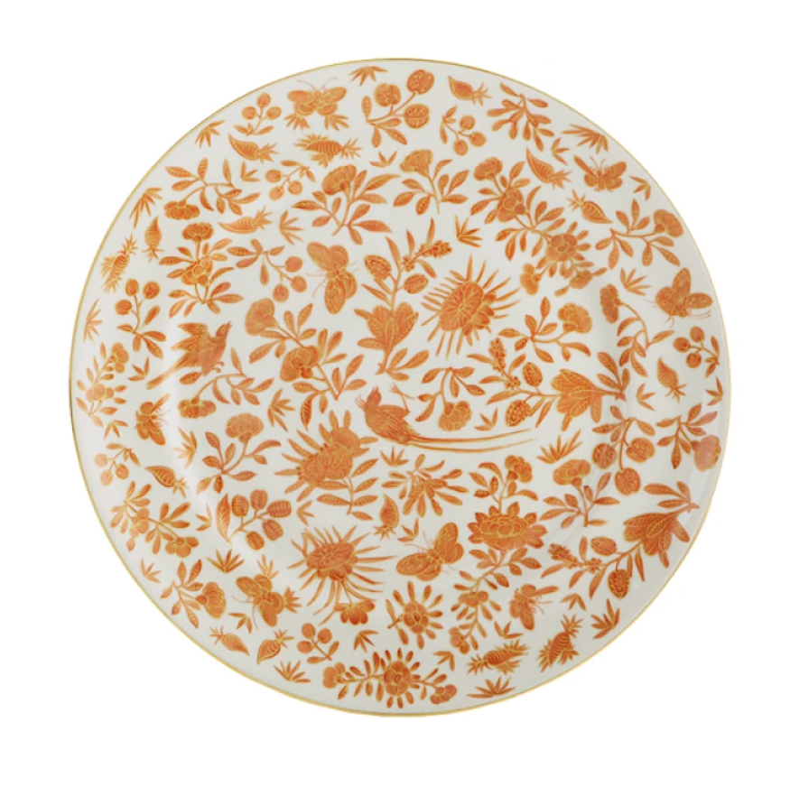 Mottahedeh Sacred Bird + Butterfly Bread + Butter Plate | 6.5in