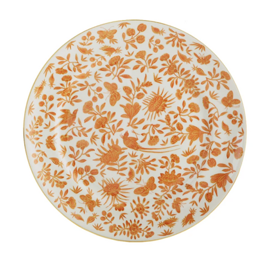 Mottahedeh Sacred Bird + Butterfly Bread + Butter Plate | 6.5in