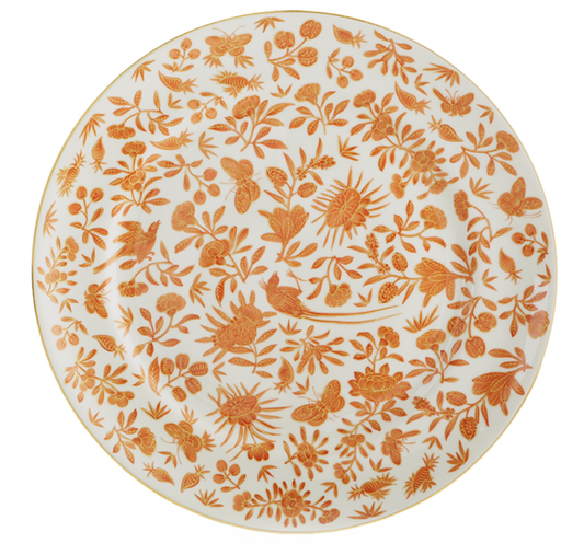 Mottahedeh Sacred Bird + Butterfly Dessert Plate | 8.5in
