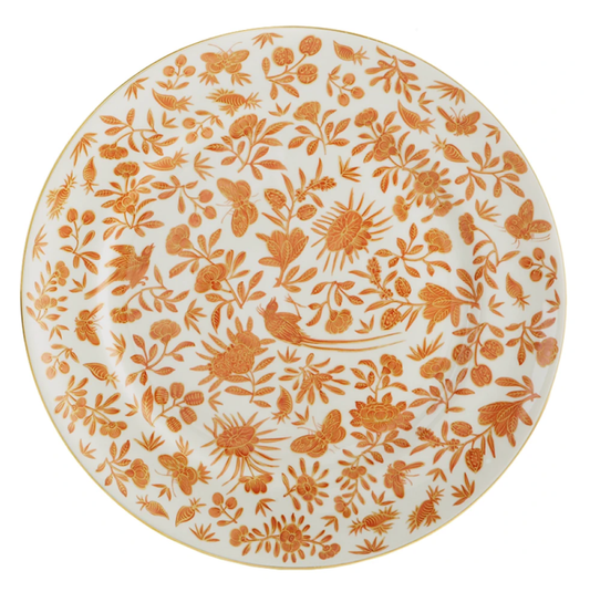 Mottahedeh Sacred Bird + Butterfly Dinner Plate | 10in